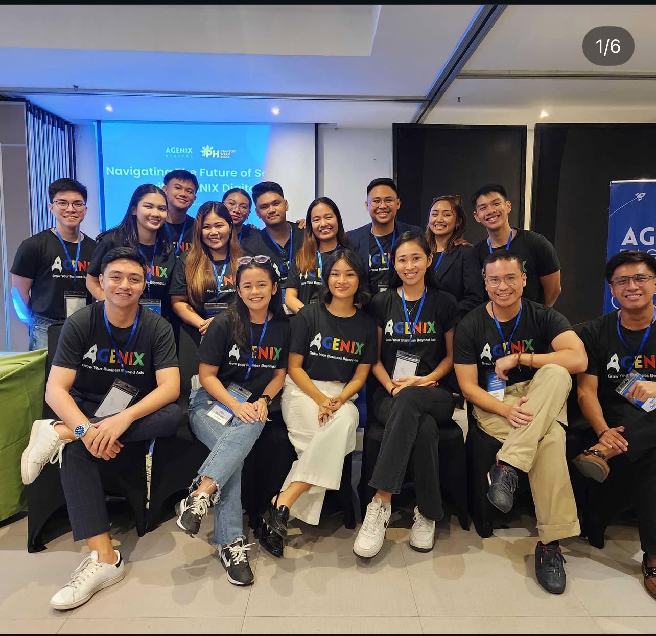 The AGENIX Digital team at an event
